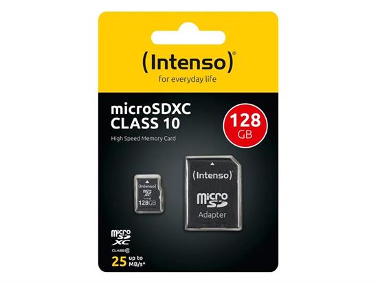 MICRO SD 128GB INTENSO + ADATTATORE