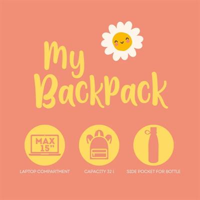 ZAINO MY BACKPACK LEGAMI - DAISY