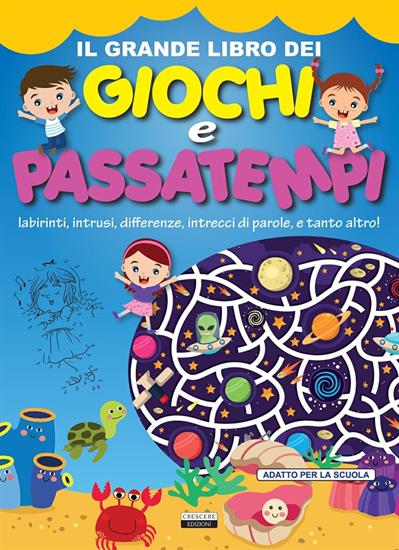 LIBRO DEI PASSATEMPI LABIRINTI INTRUSI