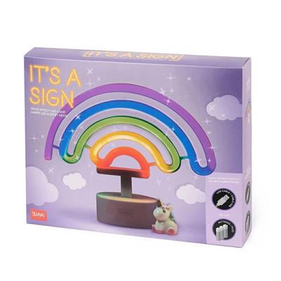 LAMPADA LEGAMI LED IT'S A SIGN - RAINBOW