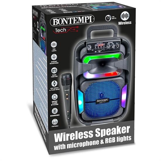 BONTEMPI TECH CASSA WIRELESS C/MICROFONO DINAMICO