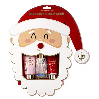 SET 3 CREMA MANI COLLECTION BABBO NATALE