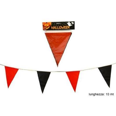 BANDIERINE HALLOWEEN 10mt ARANCIO/NERO