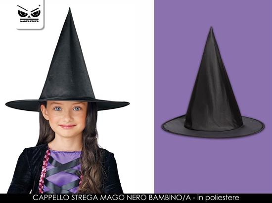 CAPPELLO STREGA SEMPLICE NERO BIMBI