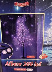 ALBERO 1,5mt 200 LED LILLA