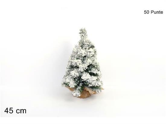 ALBERO INNEVATO 45cm 50 PUNTE