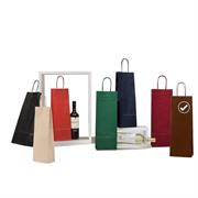 SHOPPER MARRONE 14x39 P/BOTTIGLIA