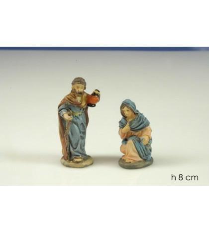 MADONNA / SAN GIUSEPPE 8cm