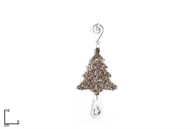 APPENDINO ALBERO GLITTER ROSA