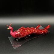 PAVONE GLITTERATO ROSSO