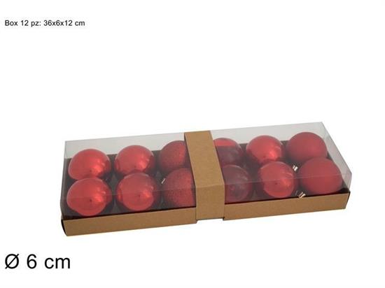 PALLE ROSSE 6cm 12pz