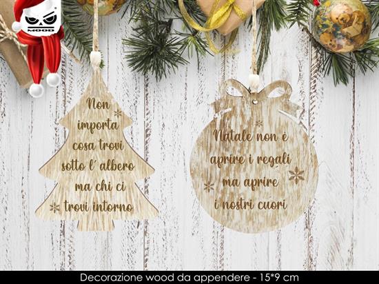 DECORAZIONE NATALE WOOD