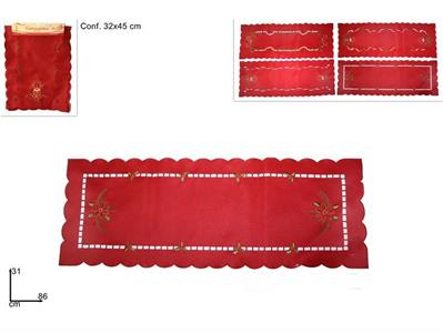 CENTRINO NATALE 86x31 ROSSO