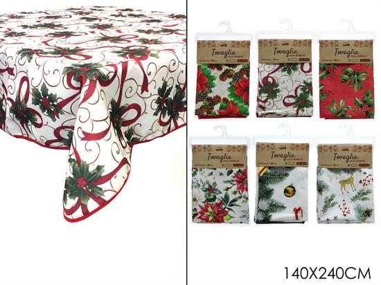 TOVAGLIA NATALE ANTIMACCHIA 140x240