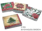 TOVAGLIOLI NATALE 20pz 33x33