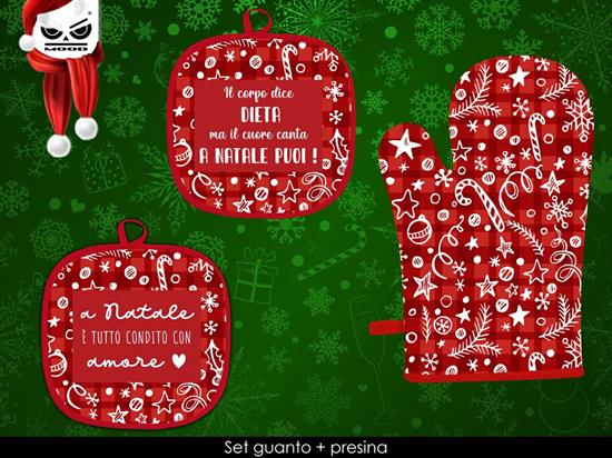 SET CUCINA NATALE GUANTO E PRESINA