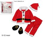 VESTITO BABBO NAT.BIMBO 0/12 mesi