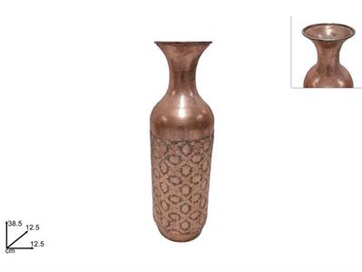 VASO METALLO 12x38cm BRONZO