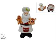 BARATTOLO BABBO NATALE CUOCO 15cm