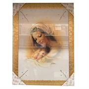 QUADRO 60x80 MADONNA/GESU' ORO