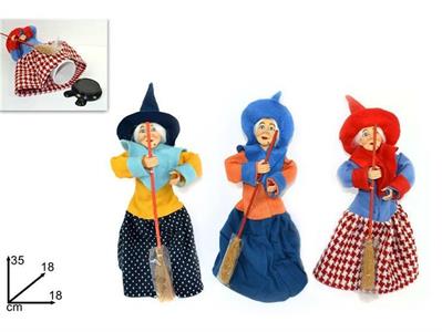 BEFANA C/SCOPA 35cm