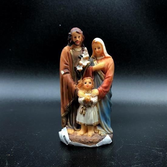 STATUA SACRA FAMIGLIA 8cm