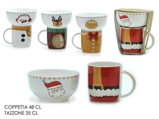 TAZZA NATALE C/COPERCHIO