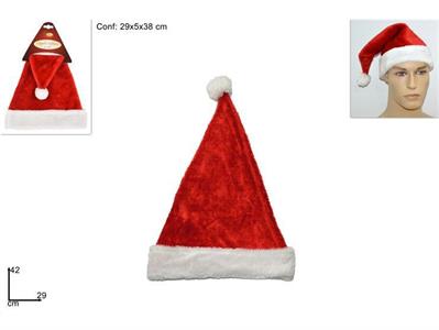 CAPPELLO BABBO NATALE VELLUTO