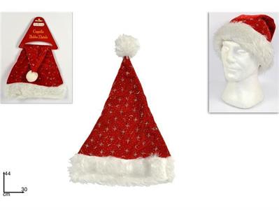 CAPPELLO BABBO NATALE GLITTER