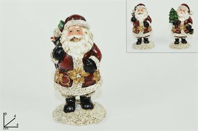 BABBO NATALE CERAMICA 9cm