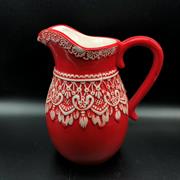 VASO NATALE DEC.ROSSO