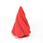 CANDELA ALBERO SPIRALE ROSSO 12cm