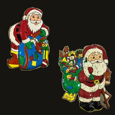 DECORAZIONE PLACCA BABBO NATALE GRANDE