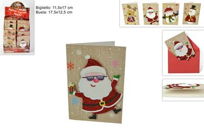 BIGLIETTO NATALE 11x17 3D