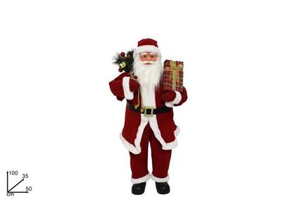 BABBO NATALE C/SACCO DONI 100cm