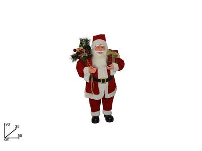 BABBO NATALE C/SACCO DONI 90cm