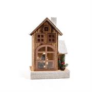 CASA IN LEGNO C/LUCI 29cm