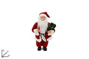 BABBO NATALE C/PACCO REGALO 30cm