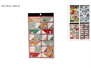 STICKERS CHIUDIPACCO NATALE 60pz