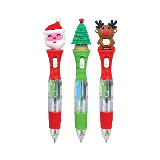 PENNA NATALE 4in1 CON LED ASS.