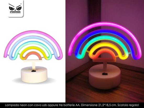 LAMPADA STAND ARCOBALENO LED RAINBOW