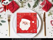 PARTY TOVAGLIOLI NATALE BABBO 20pz