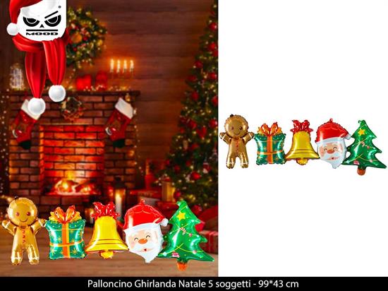 PARTY MYLAR NATALE GHIRLANDA