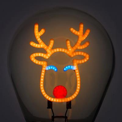 LAMPADA DA TAVOLO BULB FICTION - RENNA NATALE LEGAMI