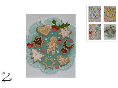 SHOPPER NATALE 42x33 CAKE DESIGN