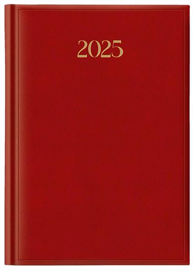 AGENDA 2025 17x24 MADRID ROSSO SETTIMANALE