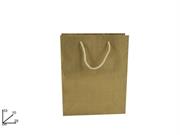 SHOPPER RIGATA ORO 33x25