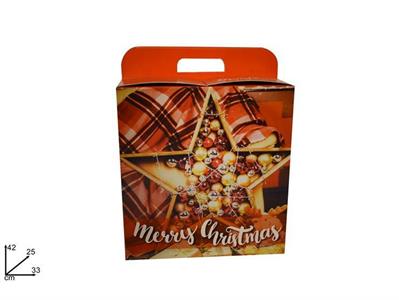 BOX PANETTONE 42x33x25 SCENARIO NATALE