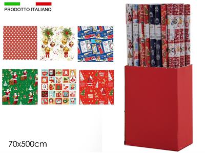 ROTOLO CARTA NATALE 70x500