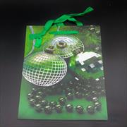 SHOPPER NATALE LASER 1 18x23x10 VERDE